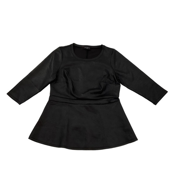 Lane Bryant Dresses & Skirts - Lane Bryant Black Blouse 14/16